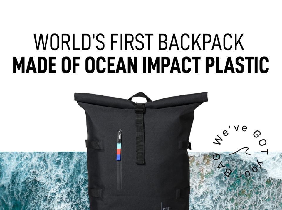 Ocean Plastic Backpack & Got Bag: the world’s first bag made from ocean impact plastics–find the perfect one for you in 2 minutes!