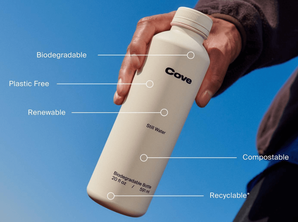 We’re Coveting Cove’s New Biodegradable Plastic Bottle